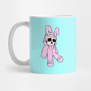 Skull Bunny Pink Dead Bunny Costume Skeleton Mug